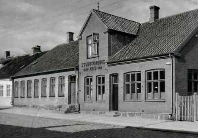 Stubbekøbing Avis' hus i Grønnegade 31 i 1930'erne. Kilde: Arkiv.dk